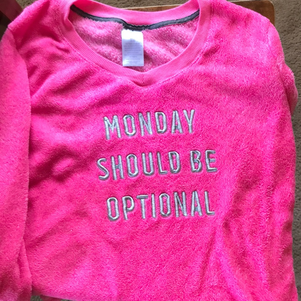 Cozy pink Secret Treasures sleep shirt